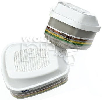 3M 6099 A2B2E2K2-HG-P3R SZŰRŐBETÉT KOMBINÁLT GÁZ- (SZERVES, SZERVETLEN, SAV, AMMÓNIA) ÉS RÉSZECSKESZŰRŐ (2DB) termék fő termékképe