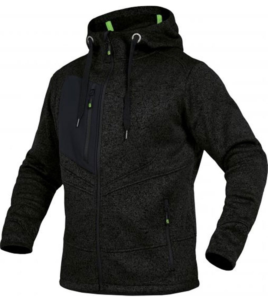 LEIB Flex polár kapucnis kardigán termék fő termékképe