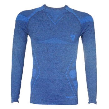 TOP E-UW IRONMAN-T ALÁÖLTÖZET, HOSSZÚ UJJÚ FELSŐ KÉK termék fő termékképe