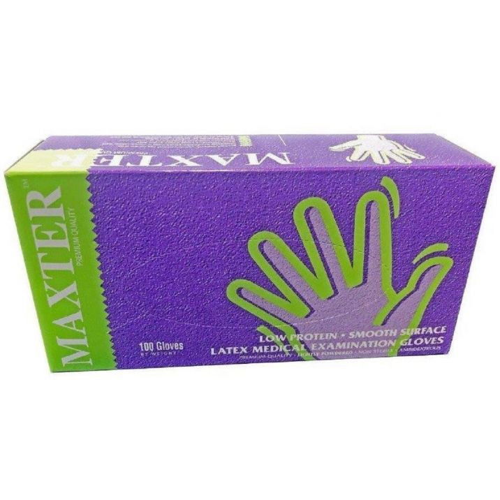 MAXTER Latex kesztyű, enyhén púderozott termék fő termékképe