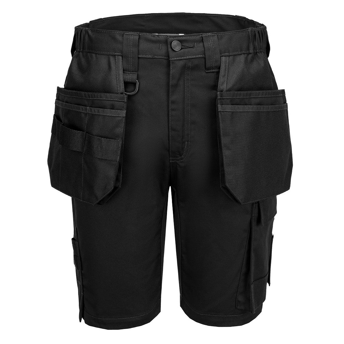 Portwest CD842 - WX2 Eco Craft lengőzsebes rövidnadrág, fekete termék fő termékképe