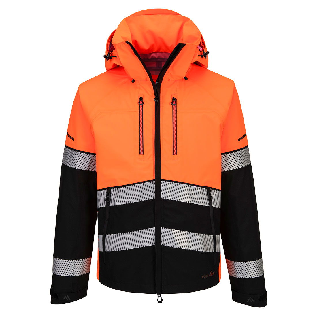 Portwest EV465 - EV4 Hi-Vis Shell kabát (3L), narancs/fekete termék fő termékképe